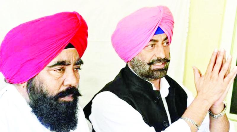 MLA Baldev Singh & Sukhpal khaira MLA Baldev Singh & Sukhpal khaira