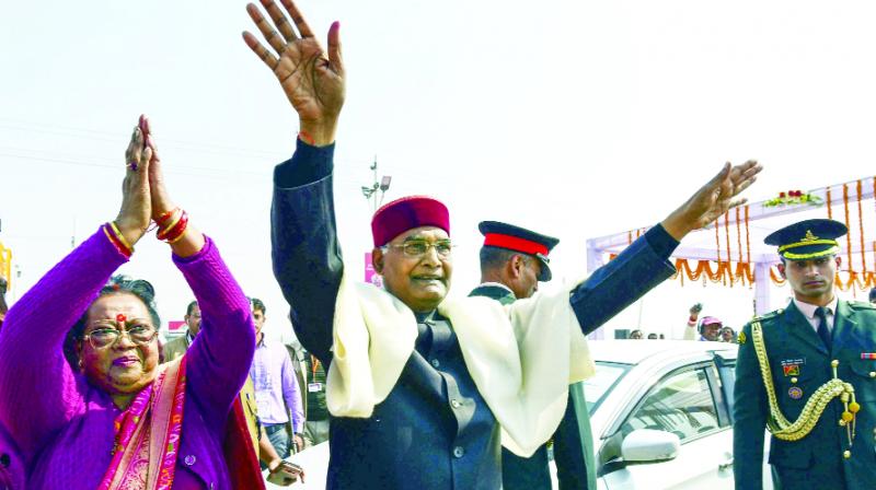 The President saw the Kumbh Mela The President saw the Kumbh Mela