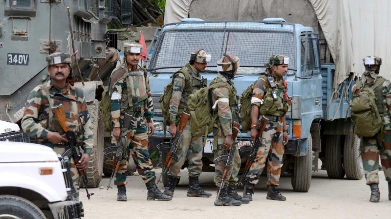 Armymen At Baramullah Armymen At Baramullah