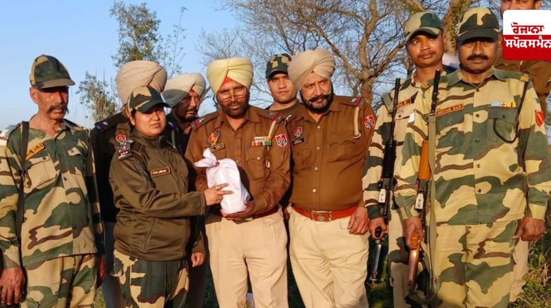 Big action by police and BSF against drug smugglers in border area Big action by police and BSF against drug smugglers in border area