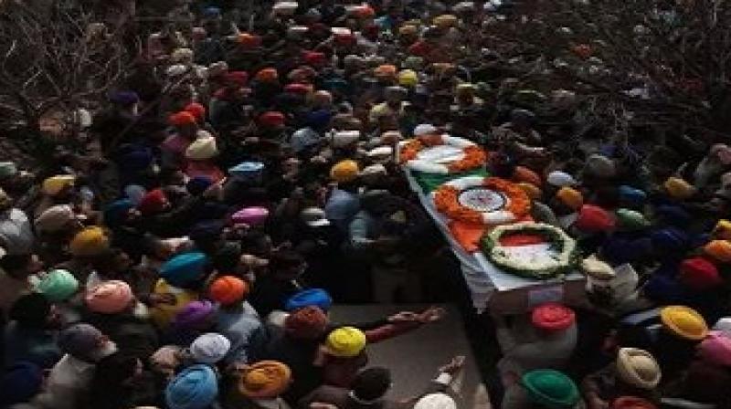 Cremation of Martyr Sukhjinder Singh