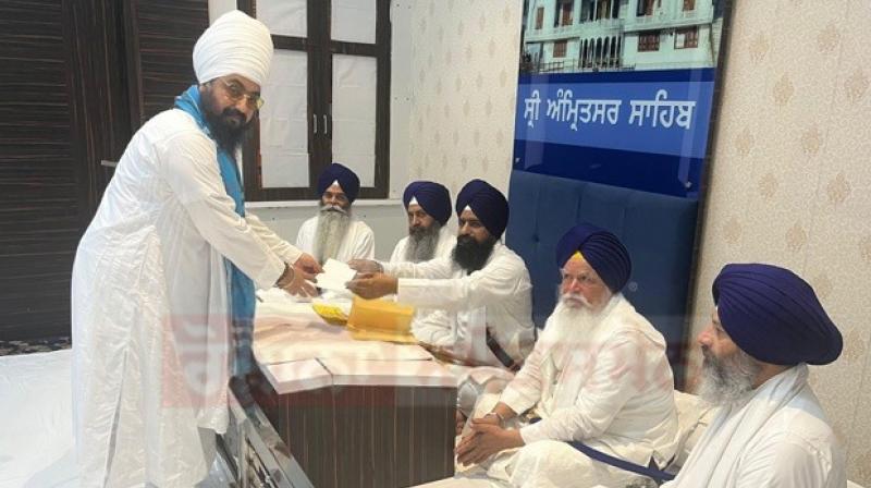 Ranjit Singh Dhadrianwale appeared before the five Singh Sahibs Ranjit Singh Dhadrianwale appeared before the five Singh Sahibs