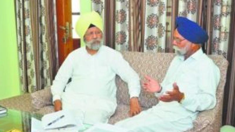 Justice Jora Singh Meet Baldev Singh Litran Justice Jora Singh Meet Baldev Singh Litran