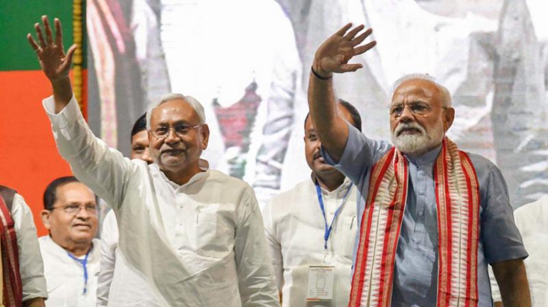 nitesh kumar and pm modi nitesh kumar and pm modi