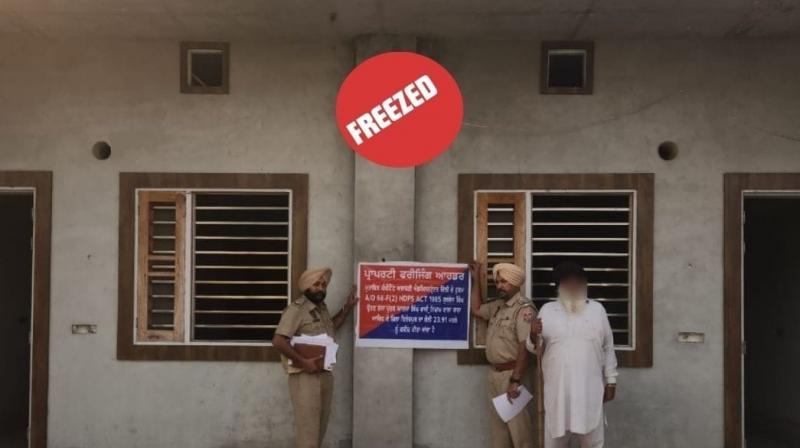 Punjab Against Drugs: 81 lakh property of drug trafficker Gurtej Singh seized in Ferozepur