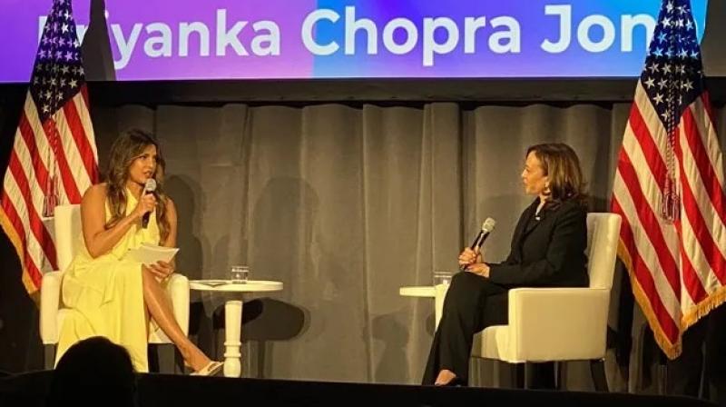 Priyanka Chopra had a special meeting with US Vice President Kamala Harris