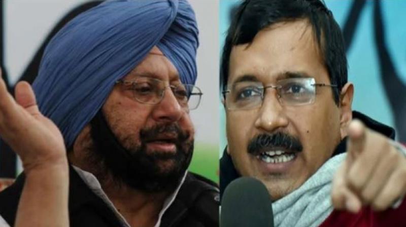 Capt. Amarinder Singh, Arvid Kejriwal Capt. Amarinder Singh, Arvid Kejriwal