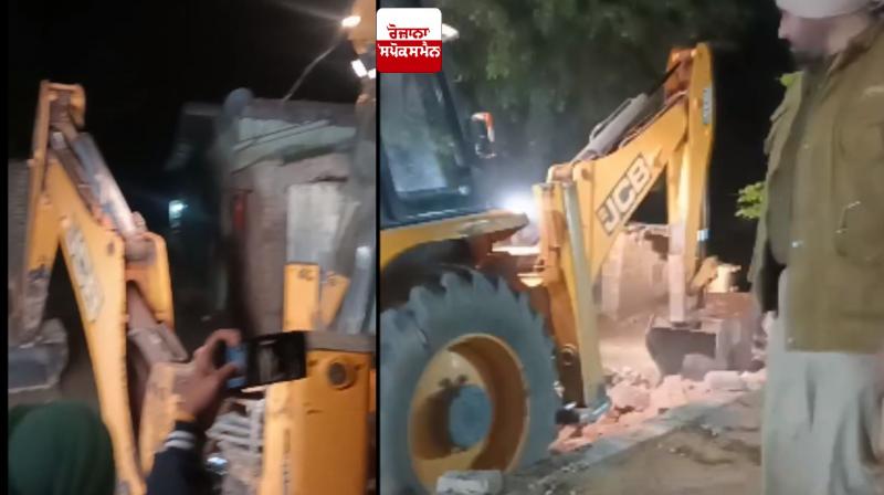 After Patiala, Ropar, police bulldoze drug smuggler's house in Ludhiana After Patiala, Ropar, police bulldoze drug smuggler's house in Ludhiana