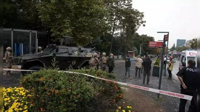 Suicide attack near the Turkish parliament, video Suicide attack near the Turkish parliament, video