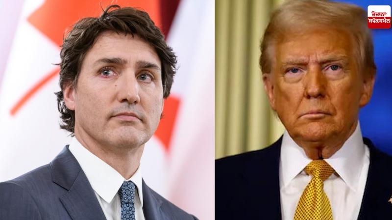 Justin Trudeau spoke after the American tariffs News in punjabi Justin Trudeau spoke after the American tariffs News in punjabi