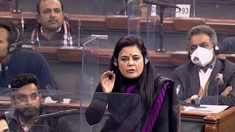 TMC MP Mahua Moitra criticises government in Lok Sabha