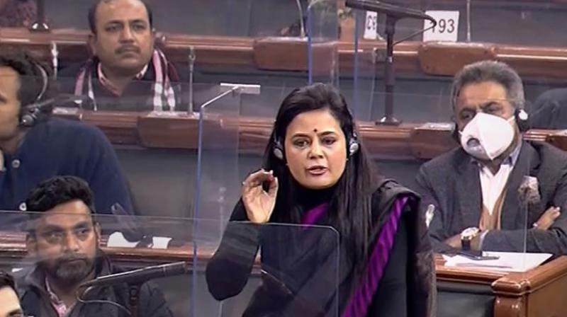 TMC MP Mahua Moitra criticises government in Lok Sabha TMC MP Mahua Moitra criticises government in Lok Sabha