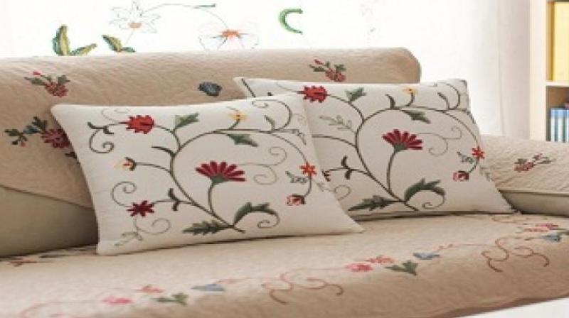 Give the home a genteel look with cushion covers