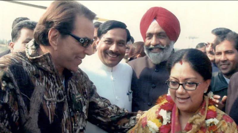 Dharmendra tweeted on the former Chief Minister of Rajasthan
