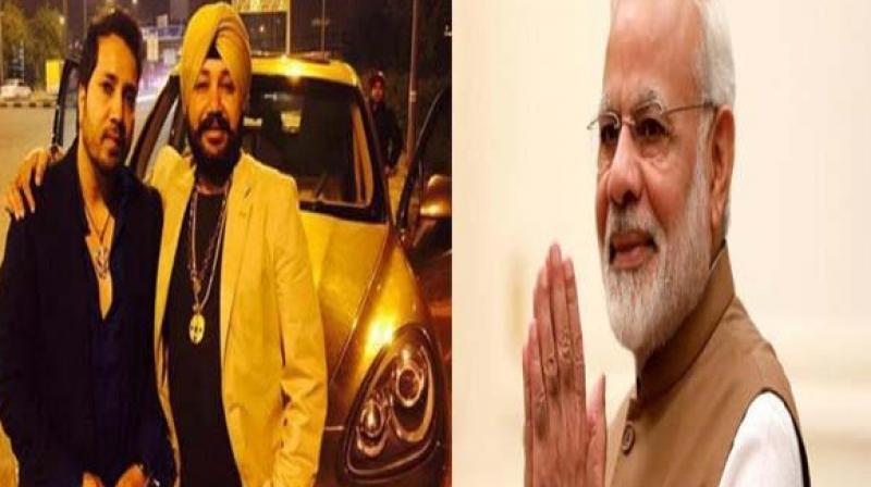 Daler Mehndi and Mika Singh support farm bills Daler Mehndi and Mika Singh support farm bills