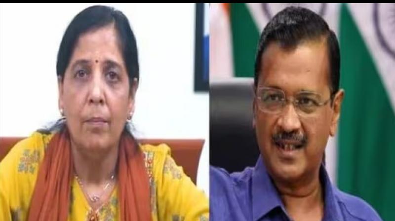 kejriwal and wife kejriwal and wife