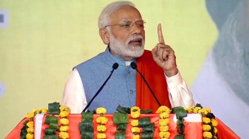 PM Modi addresses a Rally in Gurdaspur