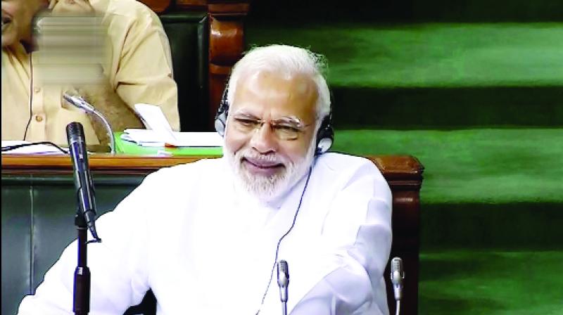 Narendra Modi In Lok Sabha Narendra Modi In Lok Sabha