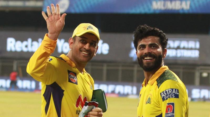 MS Dhoni Hands Over Chennai Super Kings' Captaincy To Ravindra Jadeja MS Dhoni Hands Over Chennai Super Kings' Captaincy To Ravindra Jadeja