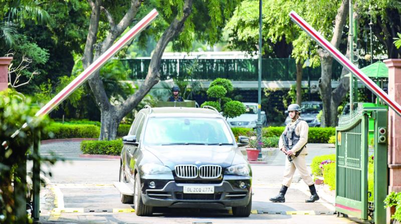 A meeting of security and intelligence officials in view of the current situation