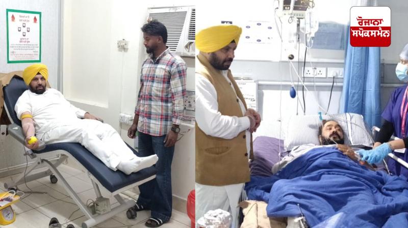 Punjab News: Minister Harbhajan ETO donates blood for the injured in Poonch attack Punjab News: Minister Harbhajan ETO donates blood for the injured in Poonch attack