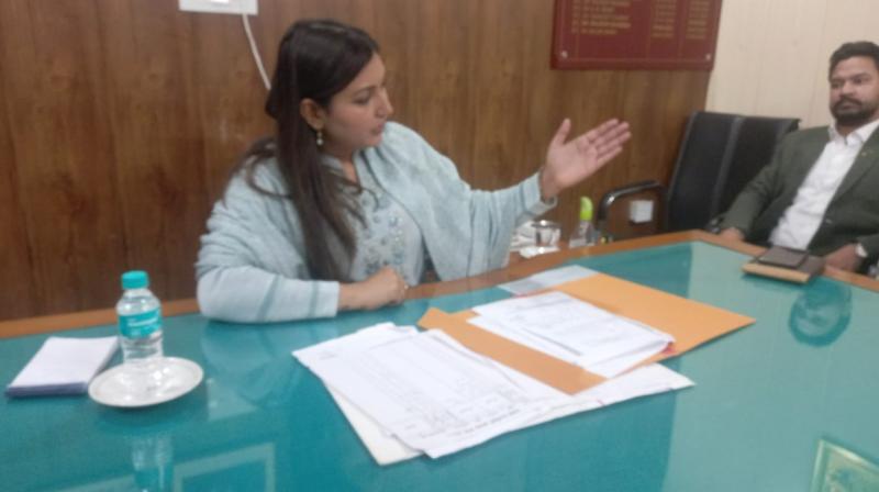 Anmol Gagan Mann's unexpected checking of the Municipal Council Kharar Anmol Gagan Mann's unexpected checking of the Municipal Council Kharar