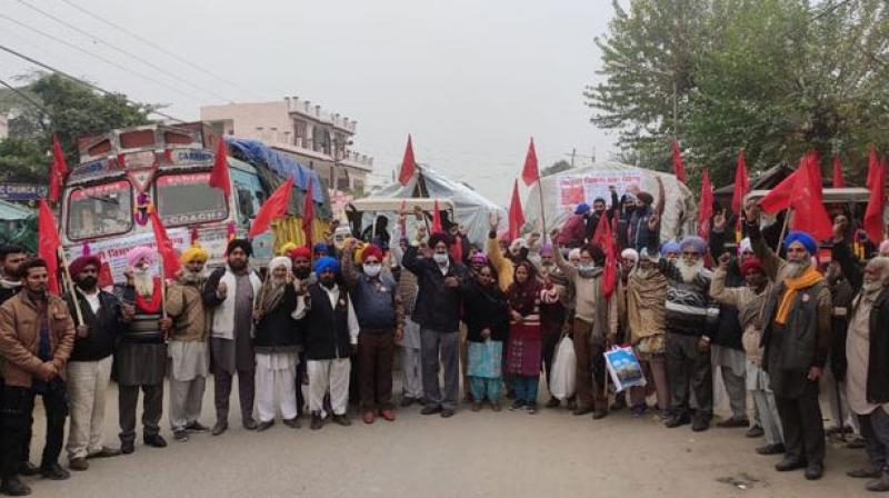 farmer protest farmer protest