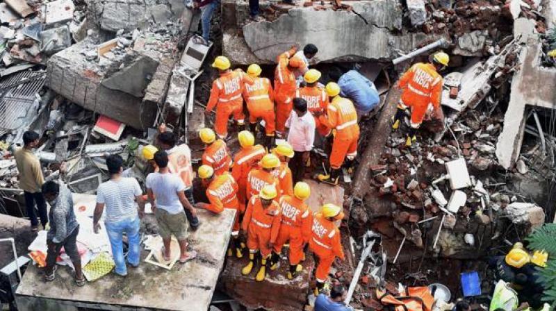 building collapse in Maharashtra