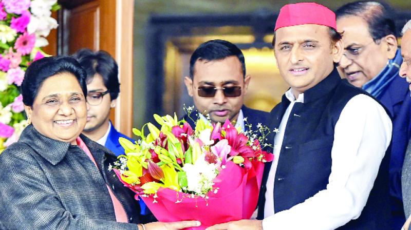 Mayawati and Akhilesh Yadav Mayawati and Akhilesh Yadav