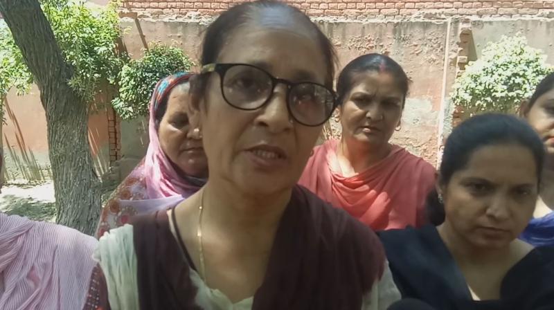 The letter written by the All-India Anganwadi worker to the Deputy Commissioner's Office on vigilant demands