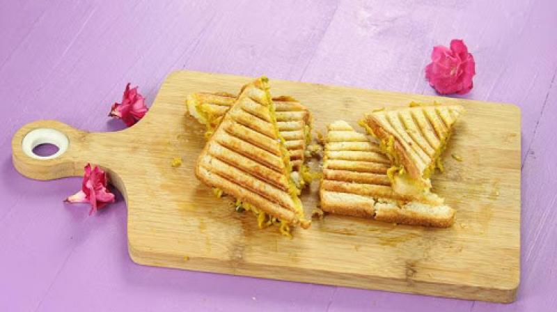 Maggi Sandwich Recipe Maggi Sandwich Recipe