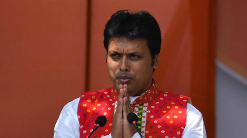 Tripura CM Biplab Deb tested positive for COVID-19 Tripura CM Biplab Deb tested positive for COVID-19