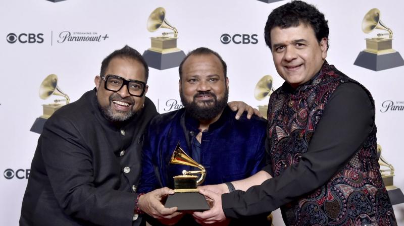 Grashankar Mahadevan-Zakir Hussain wins Grammy Award 2024 news in punjabi 
