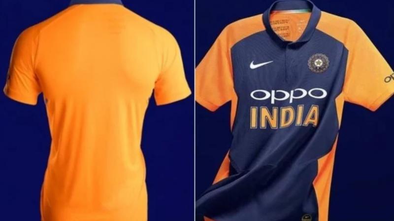 Team India 'ready to rumble' vs England in new orange jersey Team India 'ready to rumble' vs England in new orange jersey