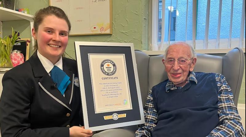 111-Yr-Old John Tinniswood of UK Becomes Oldest Living Man 111-Yr-Old John Tinniswood of UK Becomes Oldest Living Man