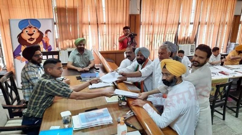 Kewal singh dhillon files nomination Kewal singh dhillon files nomination