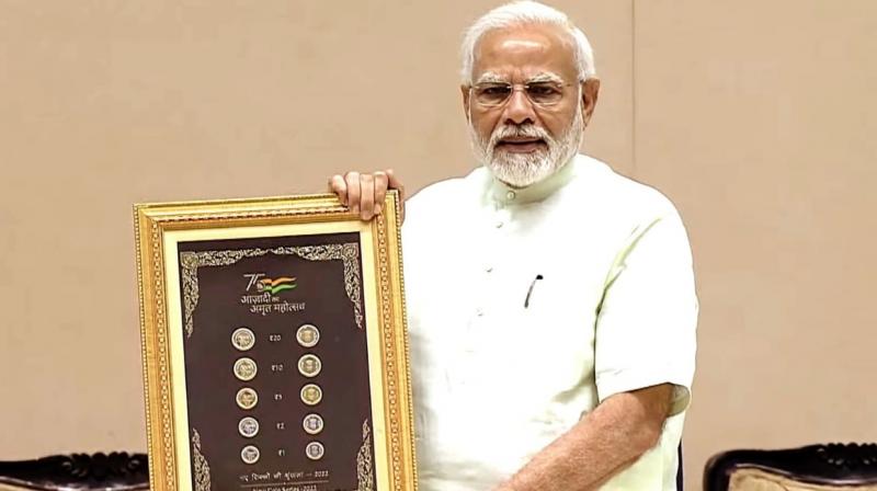 PM Modi launches new series of coins