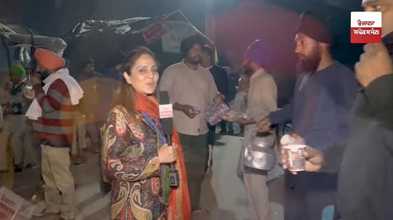 Farmer and Nimrat kaur Farmer and Nimrat kaur