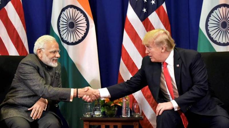 PM Modi With Donald Trump