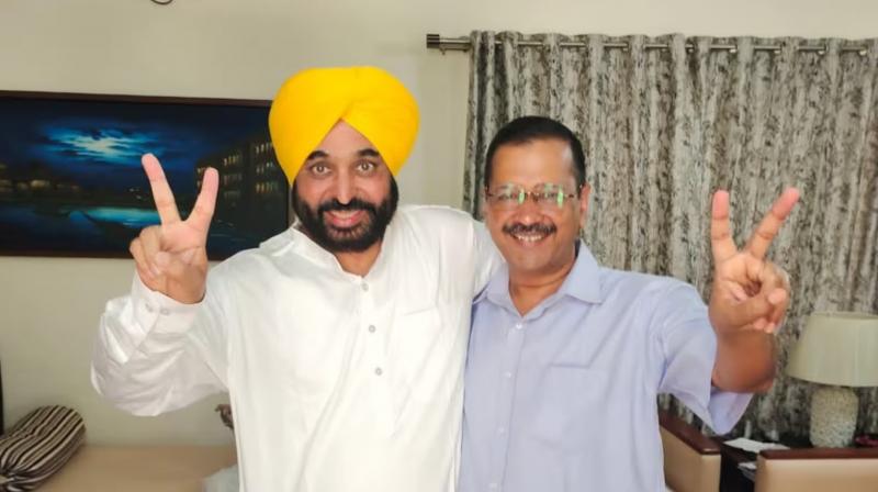 CM Mann expressed happiness over Arvind Kejriwal's bail CM Mann expressed happiness over Arvind Kejriwal's bail