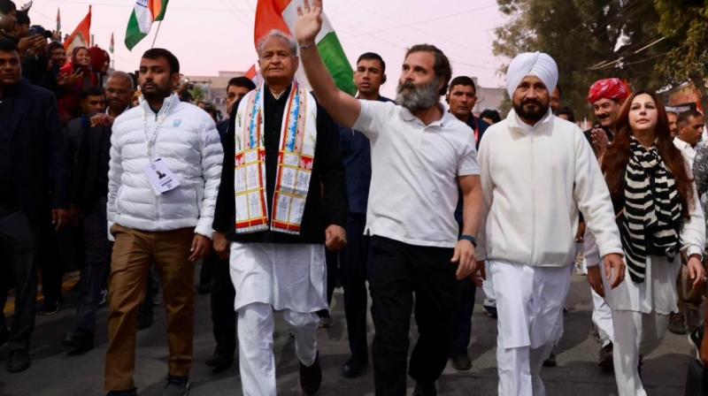 Former CM Charanjit Channi also joined Bharat Jodo Yatra Former CM Charanjit Channi also joined Bharat Jodo Yatra