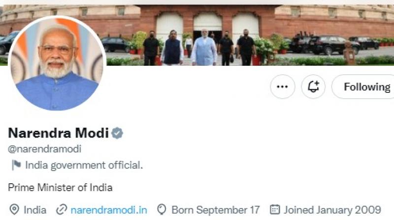 PM Modi got Gray Tick on Twitter 