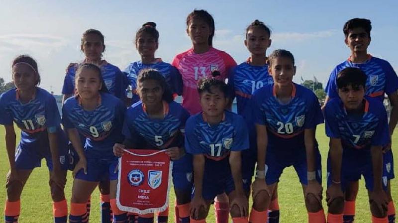 Indian team for FIFA U-17 Women's World Cup leaves for Spain to play friendly matches Indian team for FIFA U-17 Women's World Cup leaves for Spain to play friendly matches