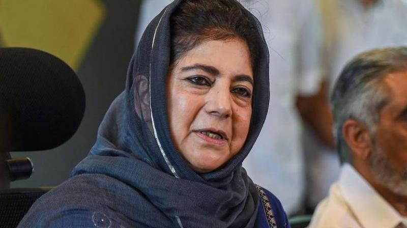 Mehbooba Mufti slams BJP in Rahul Gandhi row Mehbooba Mufti slams BJP in Rahul Gandhi row