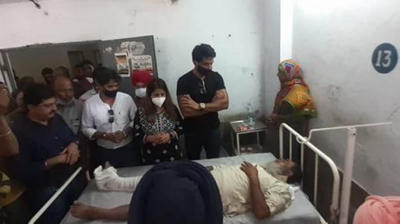 Sonu Sood, sister visit those injured in Moga road accident, announce financial help