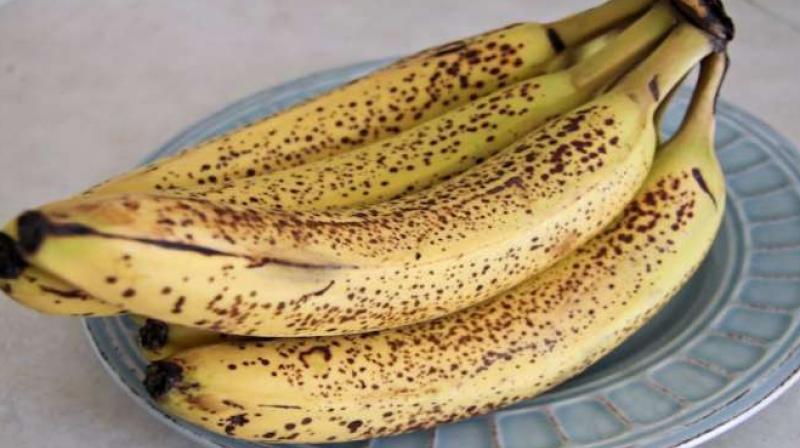 Bananas with black Spots