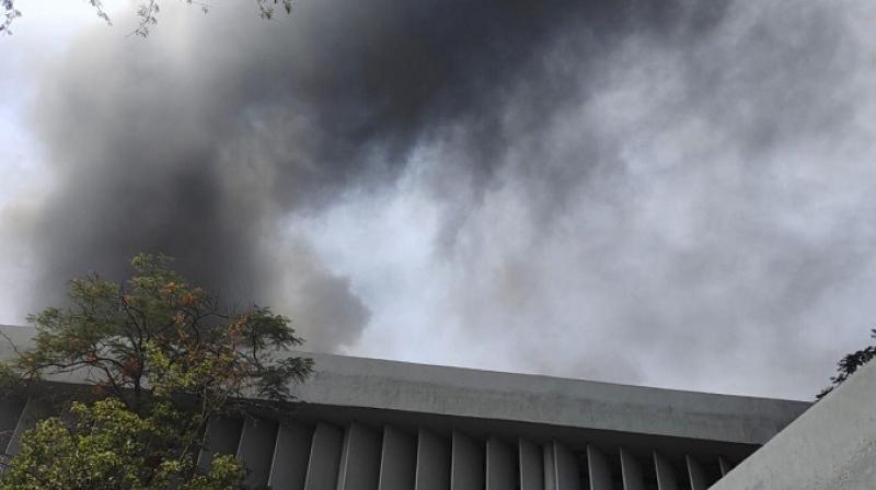Fire breaks out at Guru Nanak Dev Hospital in Amritsar Fire breaks out at Guru Nanak Dev Hospital in Amritsar