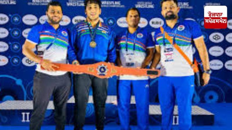 Jhajjar wrestler wins gold medal in wrestling championship