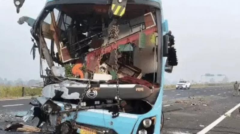 Rajasthan Kota Private Bus Accident News