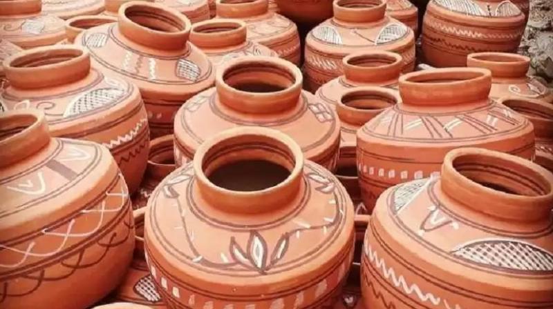 Disappeared clay pot